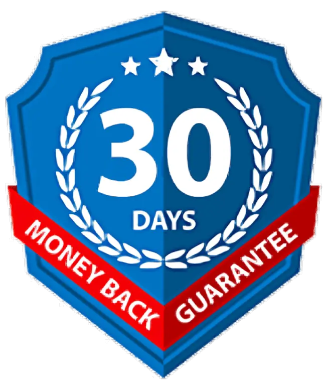 30 day money back guarantee